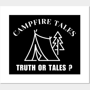 Campfire Tales: Truth or Tales? Camp Fire Posters and Art